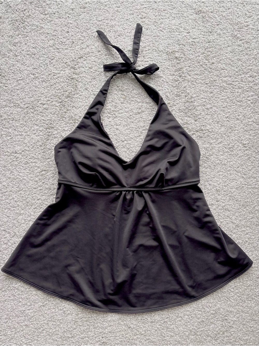 Old Navy Maternity Black Halter Tankini Swim Top